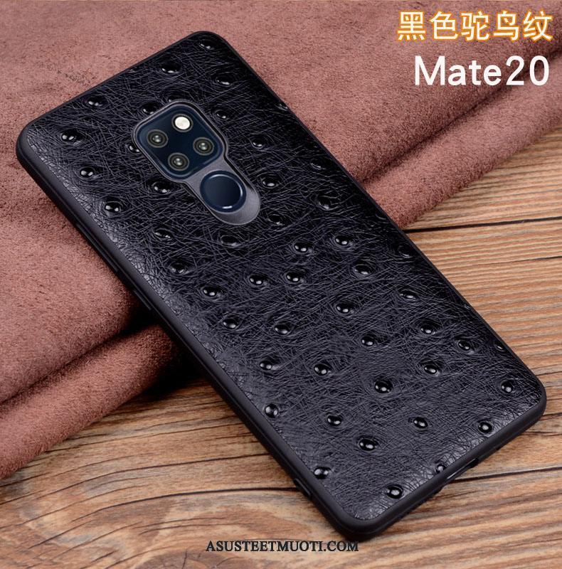 Huawei Mate 20 Kuoret Kuori Suojaus Nahkakotelo Puhelimen Aito Nahka