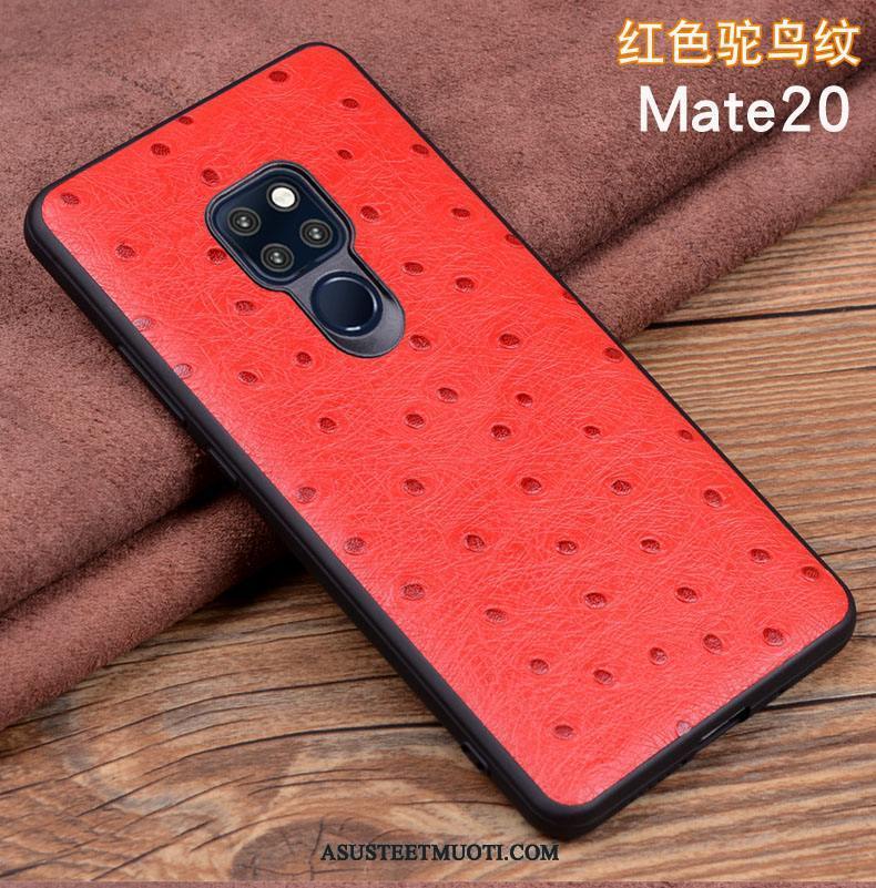 Huawei Mate 20 Kuoret Kuori Suojaus Nahkakotelo Puhelimen Aito Nahka