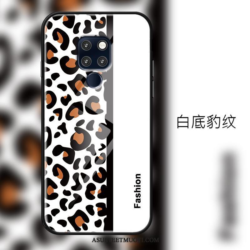 Huawei Mate 20 Kuoret Lasi Murtumaton Värisävyt Leopardi Kotelo