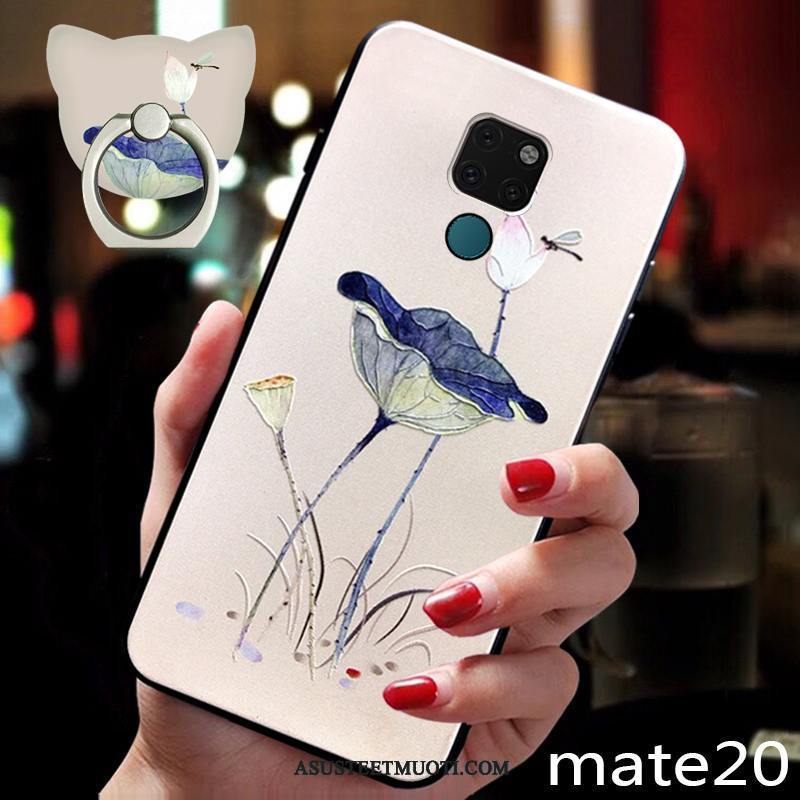 Huawei Mate 20 Kuoret Silikoni Luova Kiinalainen Tyyli Murtumaton Tuuli