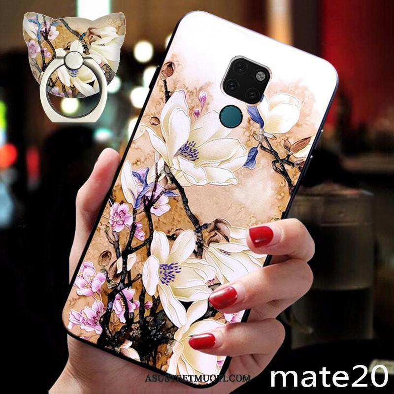 Huawei Mate 20 Kuoret Silikoni Luova Kiinalainen Tyyli Murtumaton Tuuli