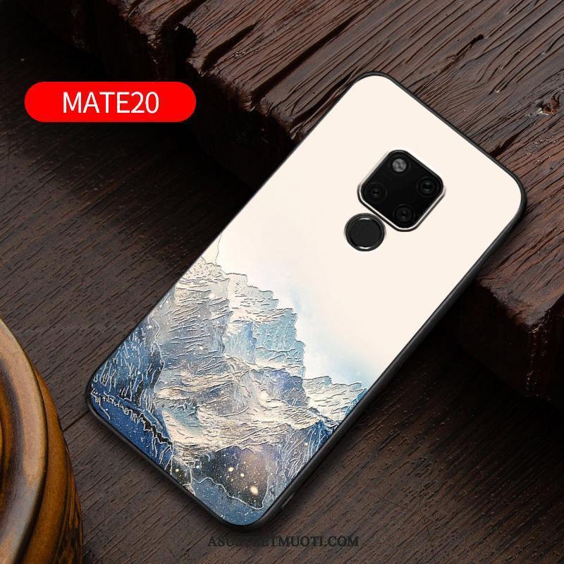 Huawei Mate 20 Kuoret Suojaus Kuori Pesty Suede Luova Pehmeä Neste