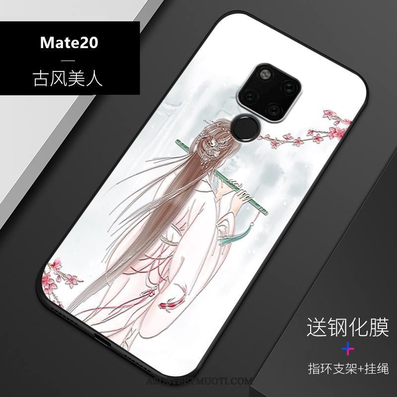 Huawei Mate 20 Kuoret Suojaus Kuori Pesty Suede Luova Pehmeä Neste