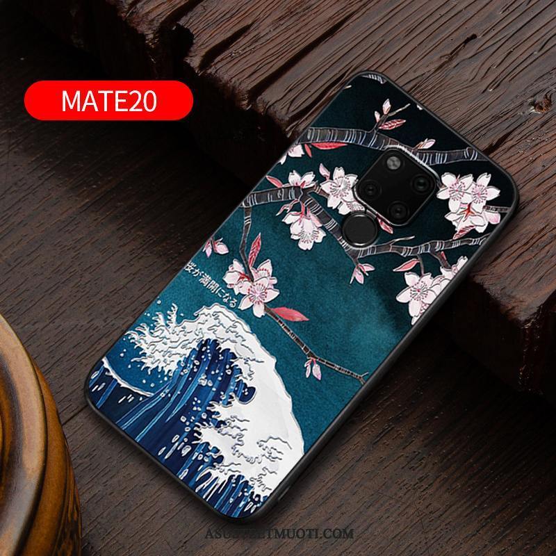 Huawei Mate 20 Kuoret Suojaus Kuori Pesty Suede Luova Pehmeä Neste