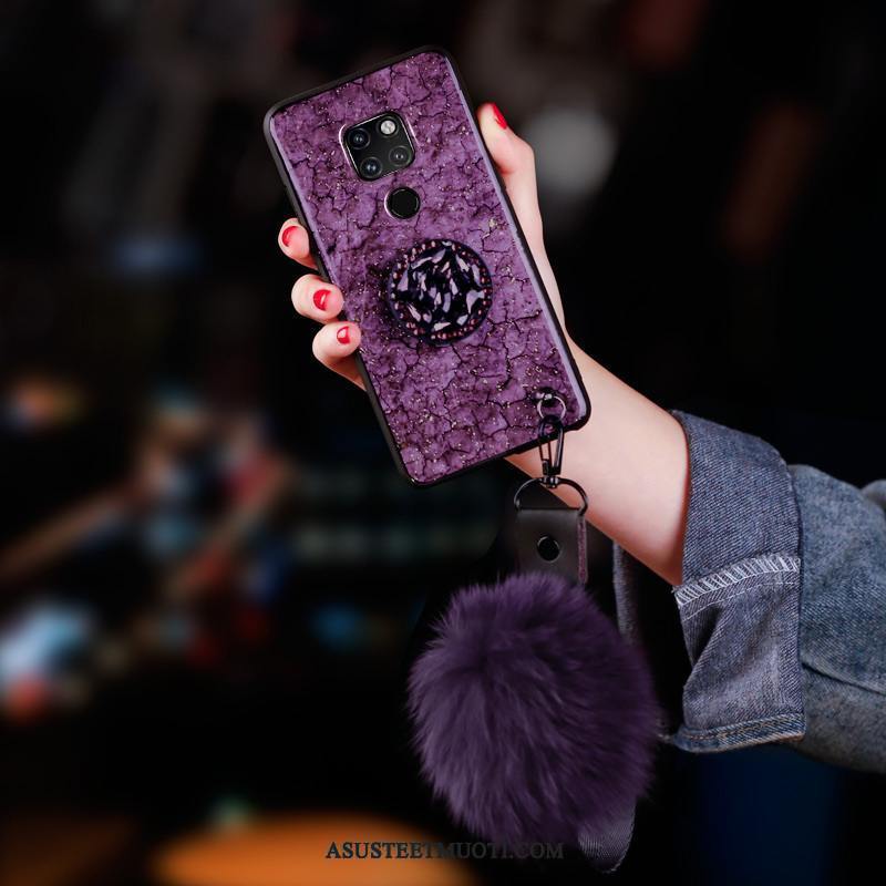 Huawei Mate 20 Kuoret Ylellisyys Net Red Kuori Vihreä Puhelimen