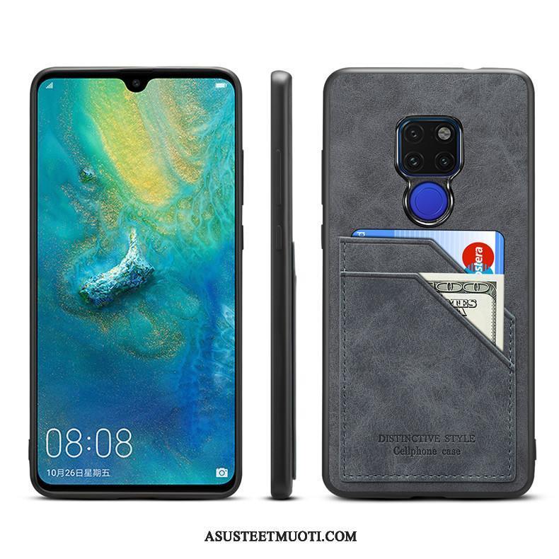 Huawei Mate 20 Kuori Kuoret Kevyt Suojaus Pehmeä Neste Vihreä Murtumaton