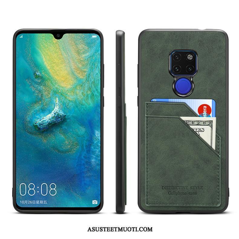 Huawei Mate 20 Kuori Kuoret Kevyt Suojaus Pehmeä Neste Vihreä Murtumaton