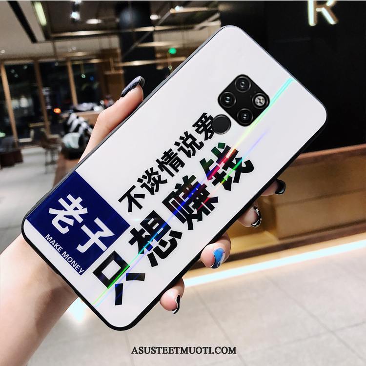 Huawei Mate 20 Kuori Kuoret Tide-brändi Pehmeä Neste Suojaus Valkoinen
