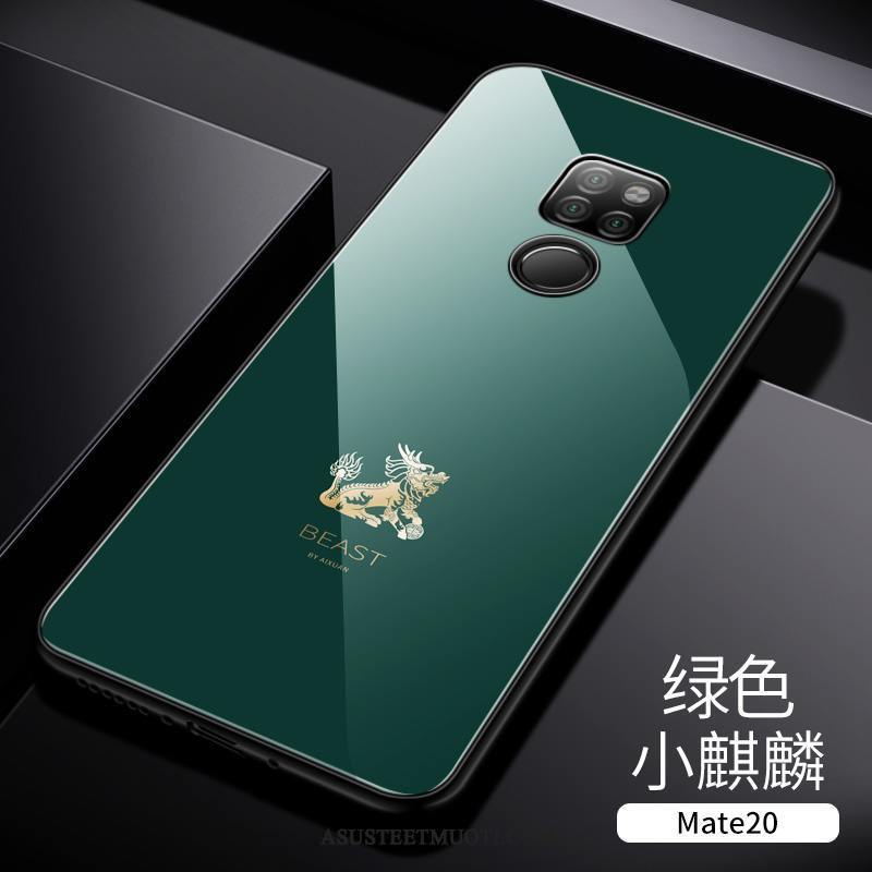 Huawei Mate 20 Kuori Kuoret Vihreä Ylellisyys Yksinkertainen Kiinalainen Tyyli