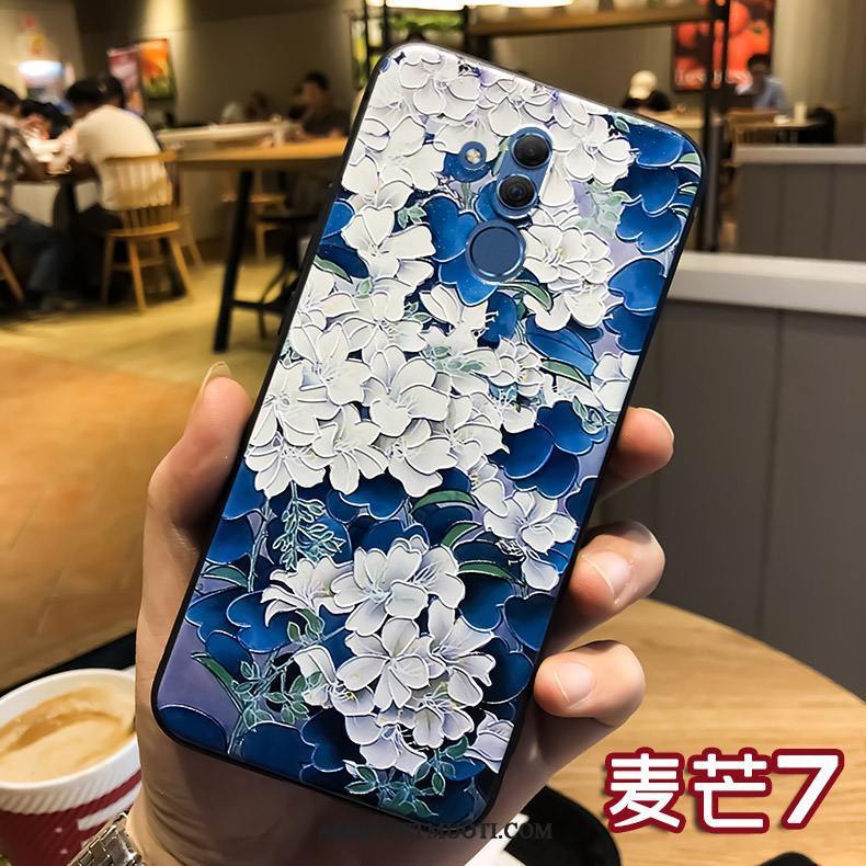 Huawei Mate 20 Lite Kuoret Kuori Suojaus Ripustettavat Koristeet Kohokuviointi Rengas