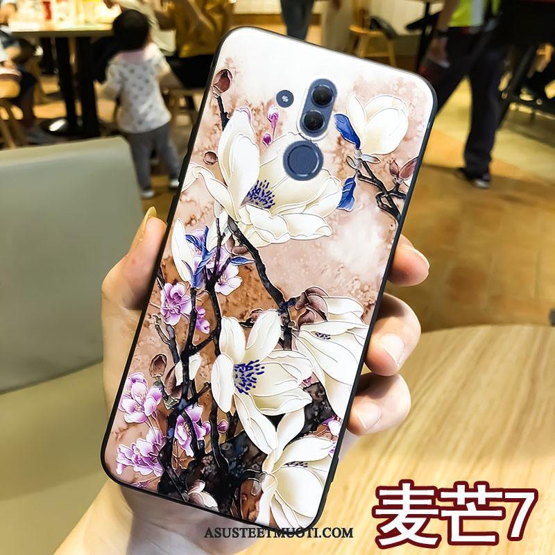 Huawei Mate 20 Lite Kuoret Kuori Suojaus Ripustettavat Koristeet Kohokuviointi Rengas