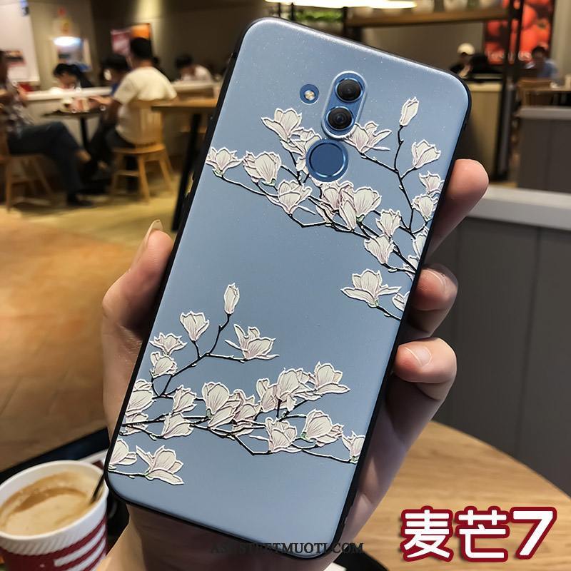 Huawei Mate 20 Lite Kuoret Kuori Suojaus Ripustettavat Koristeet Kohokuviointi Rengas