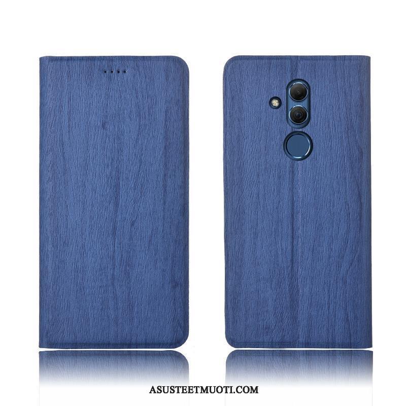 Huawei Mate 20 Lite Kuoret Sininen Simpukka Suojaus Nahkakotelo Murtumaton