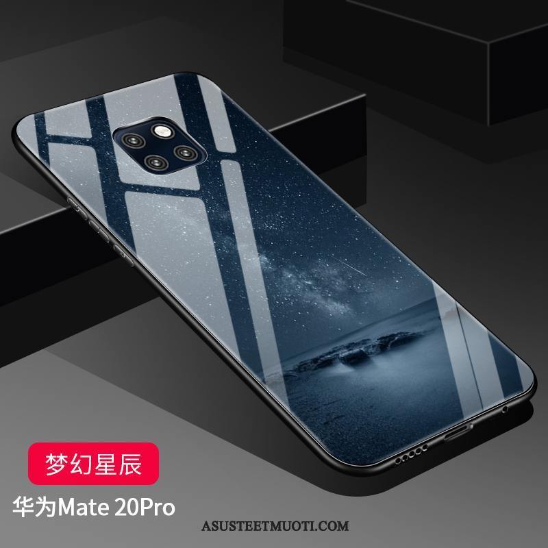 Huawei Mate 20 Pro Kuoret Kova Kuori Silikoni Net Red Suojaus