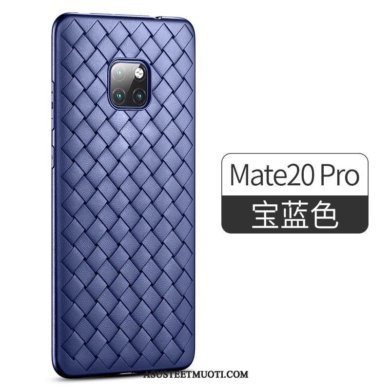 Huawei Mate 20 Pro Kuoret Kudonta All Inclusive Murtumaton Silikoni Net Red