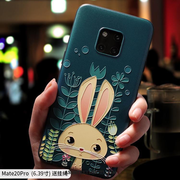 Huawei Mate 20 Pro Kuoret Murtumaton Ripustettavat Koristeet Ultra Valkoinen Sarjakuva