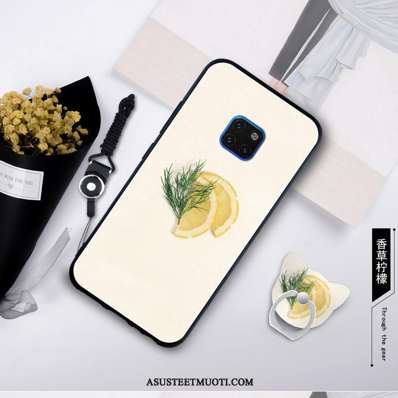 Huawei Mate 20 Rs Kuoret Kuori Ripustettavat Koristeet Silikoni Vihreä Taide