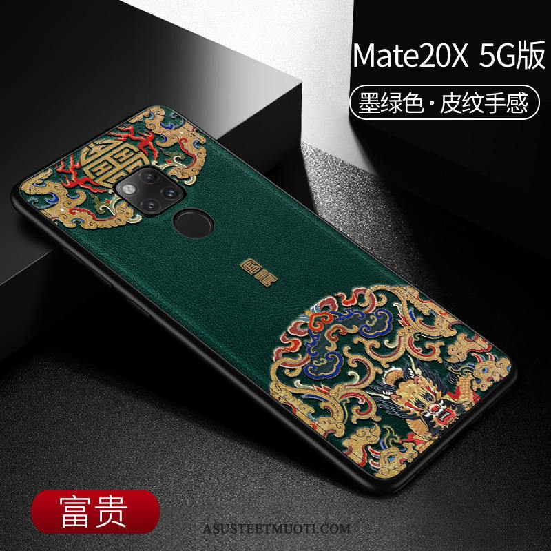 Huawei Mate 20 X (5g) Kuoret Puhelimen Ultra Suojaus Kotelo Kiinalainen Tyyli