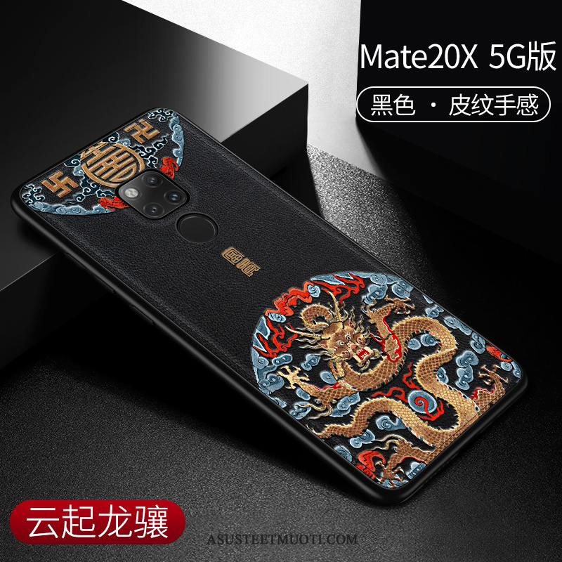 Huawei Mate 20 X (5g) Kuoret Puhelimen Ultra Suojaus Kotelo Kiinalainen Tyyli