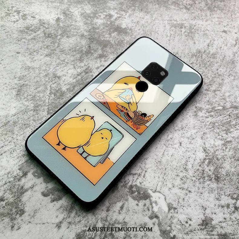 Huawei Mate 20 X Kuoret Kotelo Puhelimen Sininen Sarjakuva Kuori