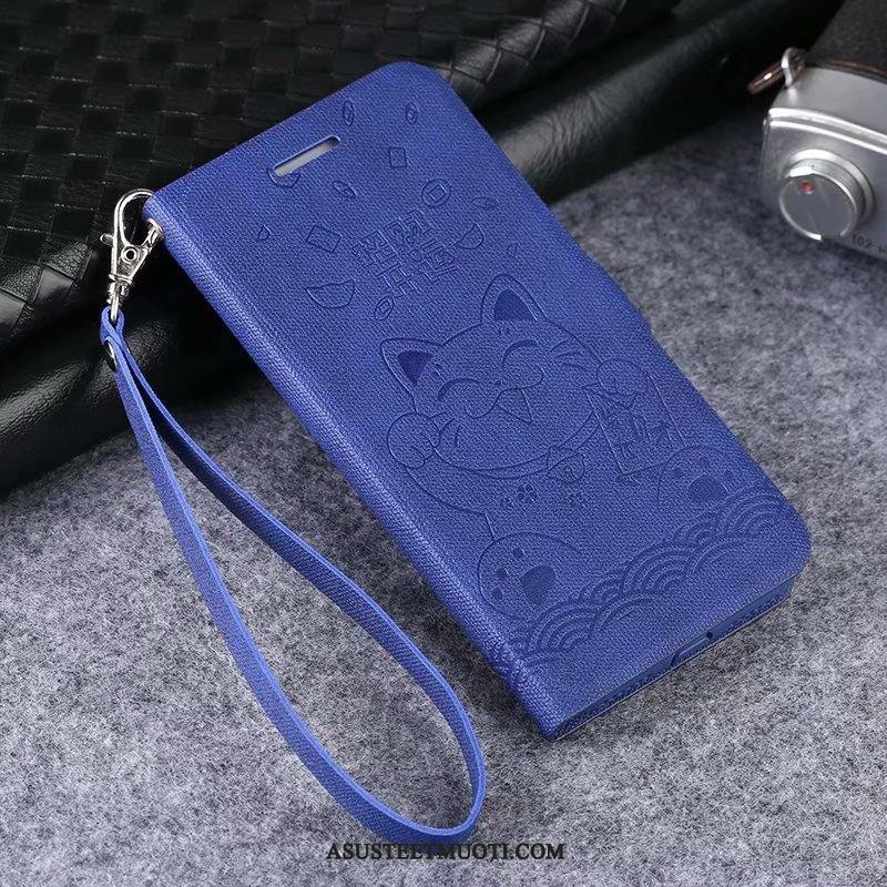Huawei Mate 20 X Kuoret Ripustettavat Koristeet Kuori Silikoni Suojaus Pesty Suede