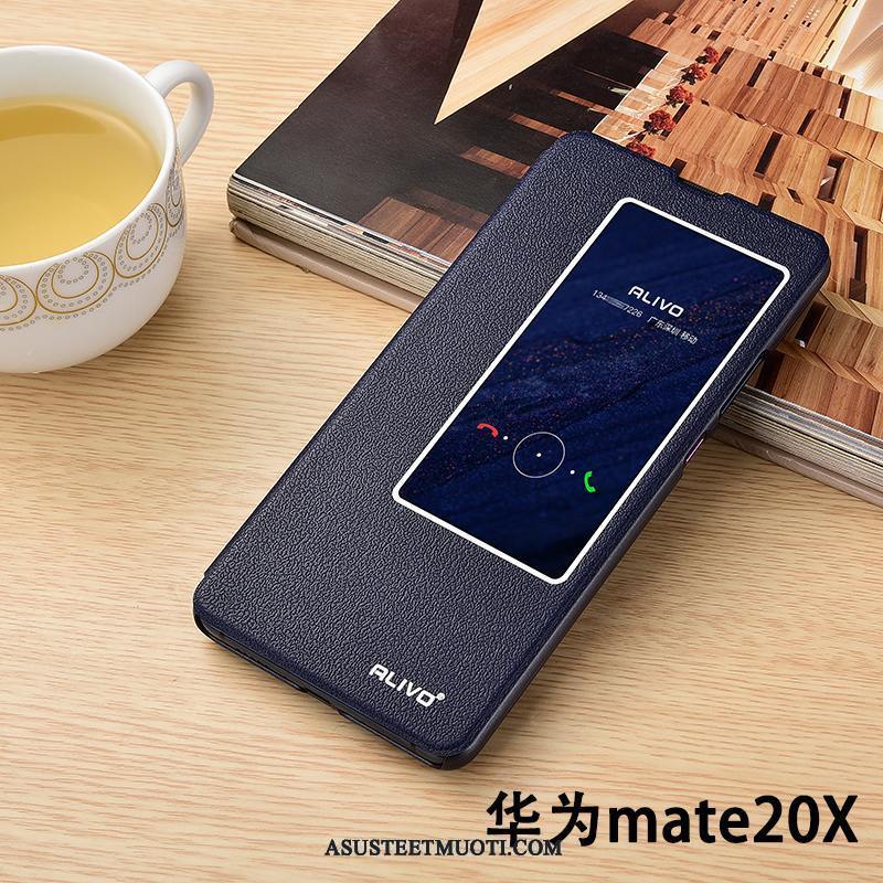 Huawei Mate 20 X Kuori Kuoret All Inclusive Windows Puhelimen Punainen Kova