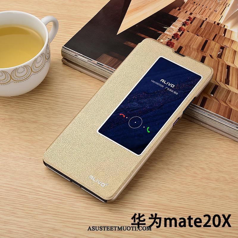 Huawei Mate 20 X Kuori Kuoret All Inclusive Windows Puhelimen Punainen Kova