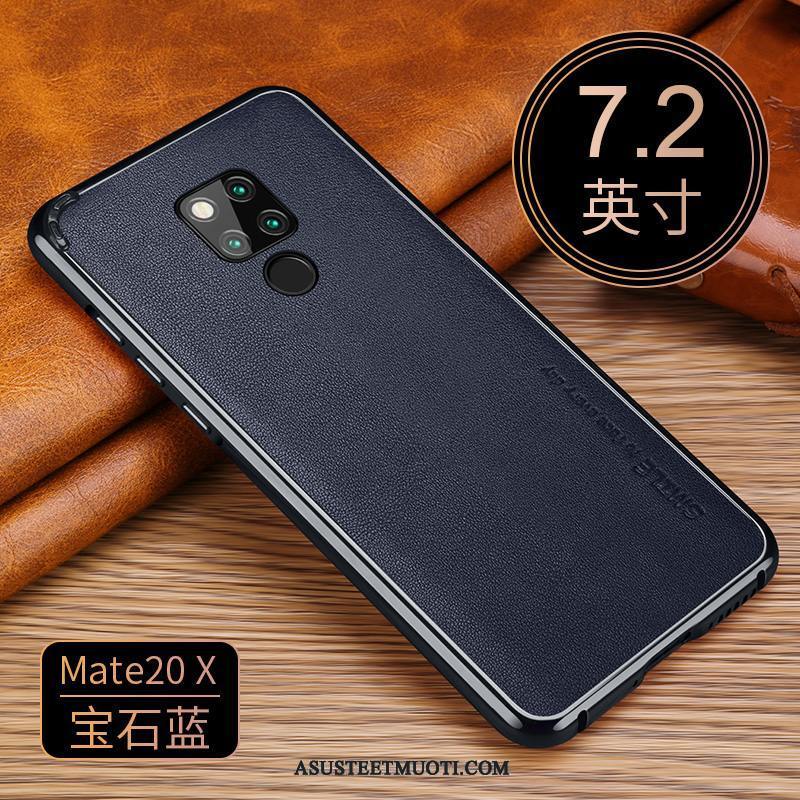 Huawei Mate 20 X Kuori Kuoret Kehys Ylellisyys Murtumaton All Inclusive