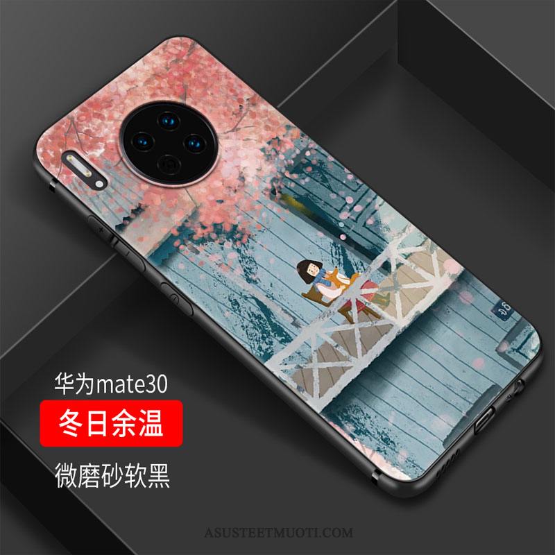 Huawei Mate 30 Kuoret Sarjakuva Puhelimen Pesty Suede Persoonallisuus Ripustettavat Koristeet