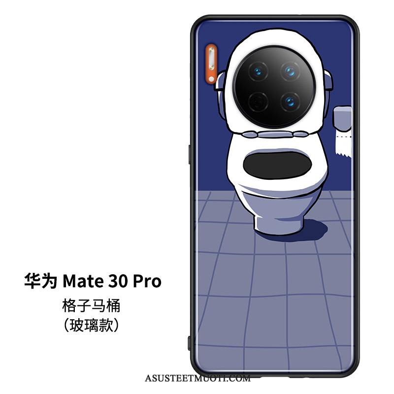 Huawei Mate 30 Pro Kuoret Kuori Sininen Luova Lasi Uusi