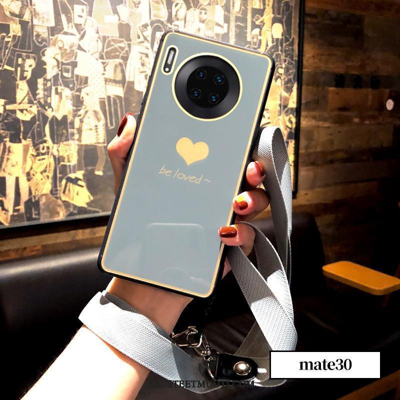 Huawei Mate 30 Pro Kuori Kuoret Lasi Net Red Murtumaton Puhelimen