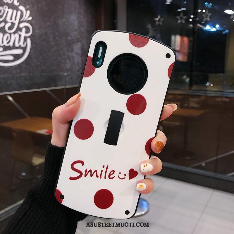 Huawei Mate 30 Pro Kuori Kuoret Pesty Suede Suojaus Kotelo Net Red Rengas