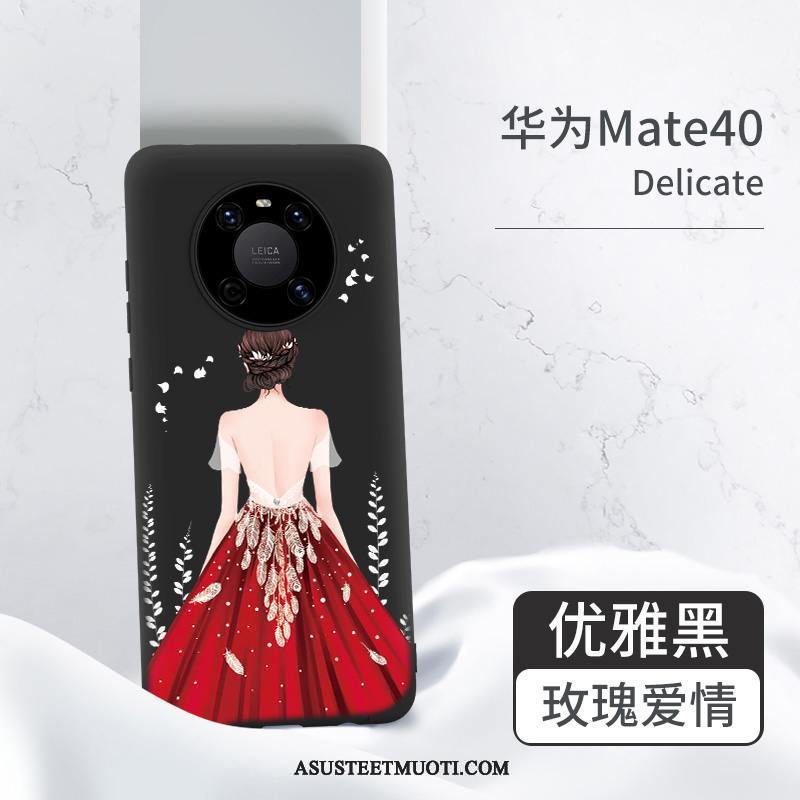 Huawei Mate 40 Kuori Kuoret All Inclusive Kotelo Uusi Silikoni Murtumaton