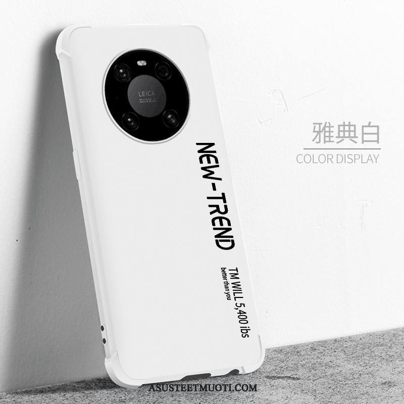Huawei Mate 40 Kuori Kuoret Silikoni Suojaus Vihreä Kotelo Ultra