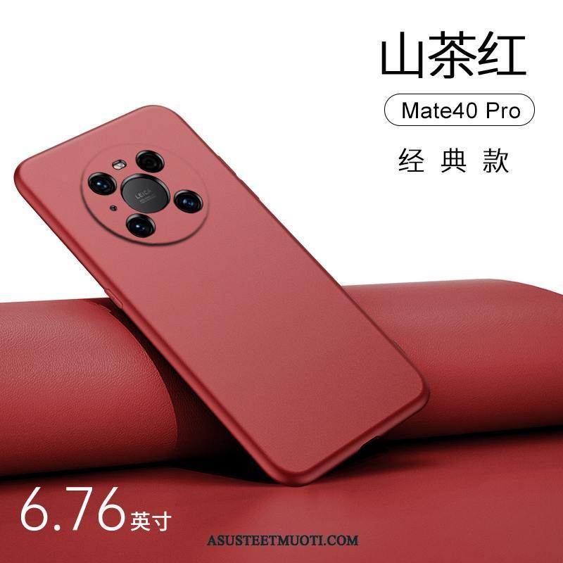 Huawei Mate 40 Pro Kuoret All Inclusive Rengas Yksinkertainen Murtumaton Pehmeä Neste
