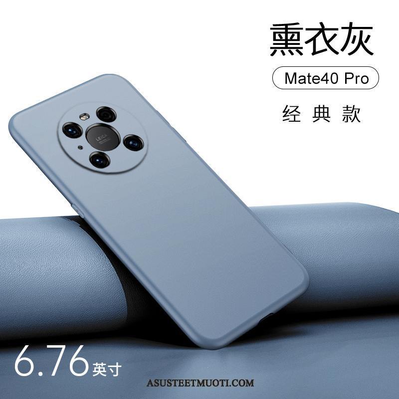 Huawei Mate 40 Pro Kuoret All Inclusive Rengas Yksinkertainen Murtumaton Pehmeä Neste