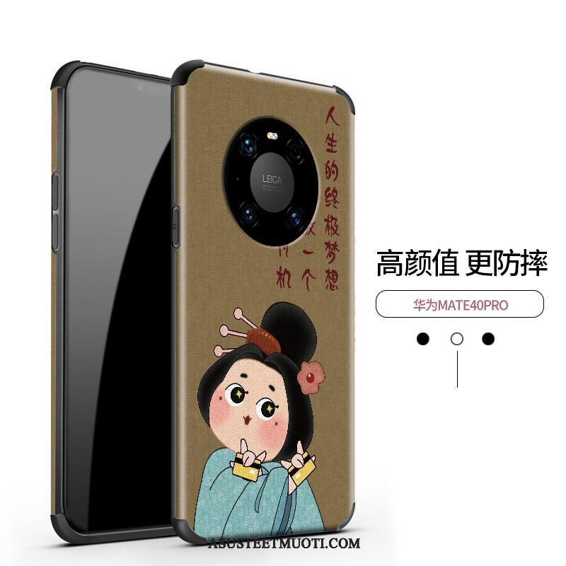 Huawei Mate 40 Pro Kuoret Kiinalainen Tyyli Pehmeä Neste Persoonallisuus Net Red Murtumaton
