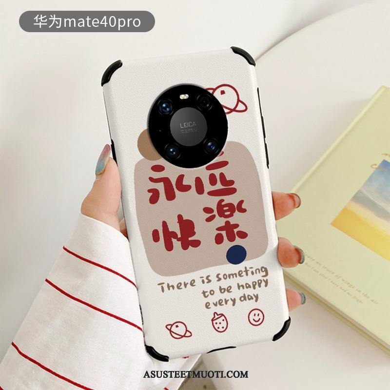 Huawei Mate 40 Pro Kuoret Murtumaton Luova Mulberry Silkki Silikoni Suojaus
