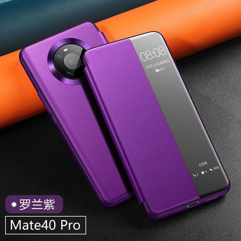 Huawei Mate 40 Pro Kuoret Puhelimen Nahkakotelo Uusi Aito Nahka Suojaus