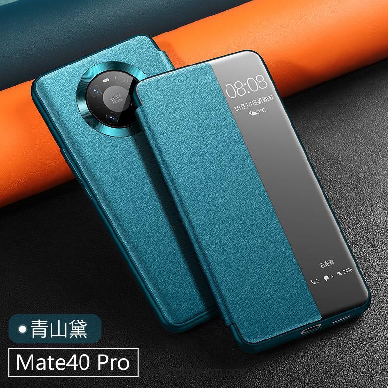 Huawei Mate 40 Pro Kuoret Puhelimen Nahkakotelo Uusi Aito Nahka Suojaus