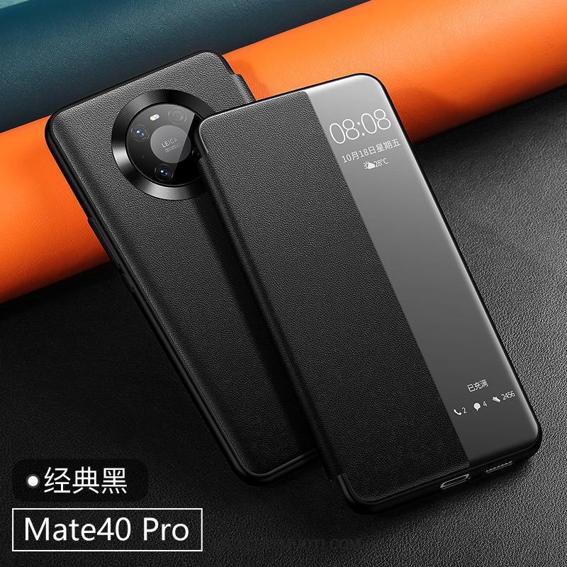 Huawei Mate 40 Pro Kuoret Puhelimen Nahkakotelo Uusi Aito Nahka Suojaus