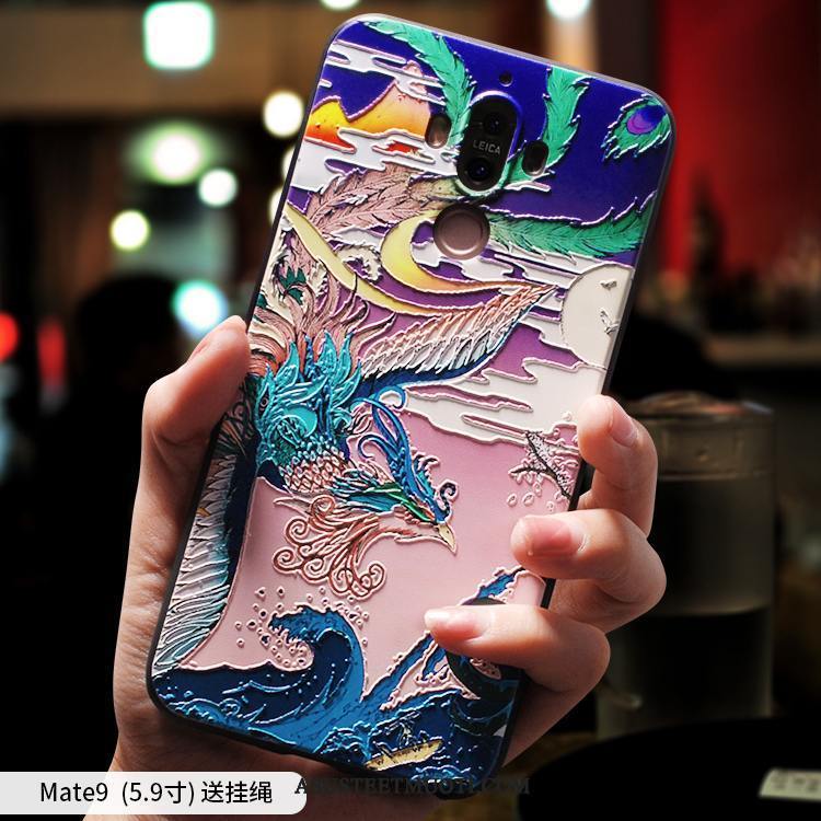 Huawei Mate 9 Kuoret Kiinalainen Tyyli All Inclusive Kuori Persoonallisuus Pehmeä Neste