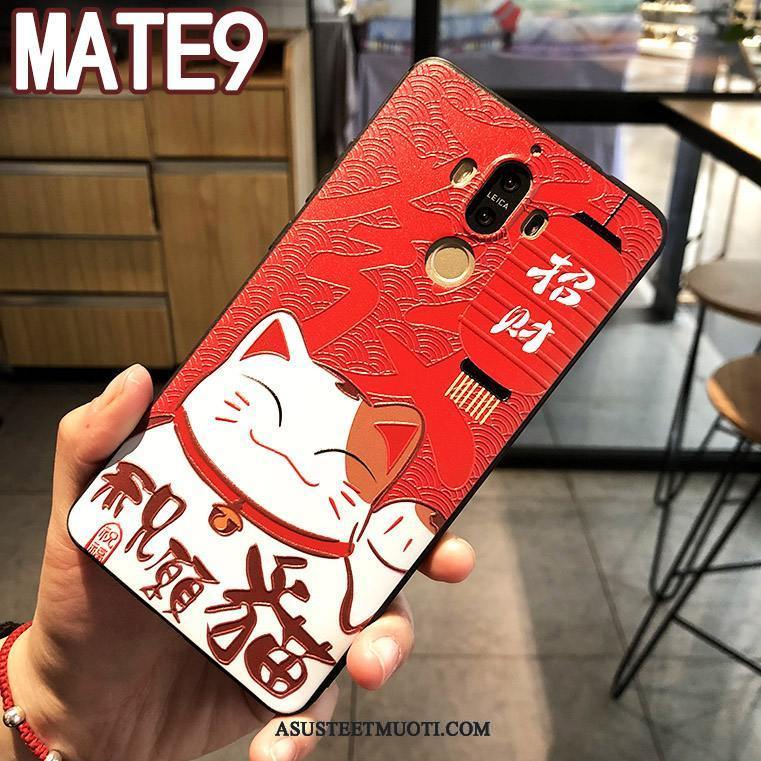 Huawei Mate 9 Kuoret Kuori Kissa Puhelimen Rikkaus Kotelo