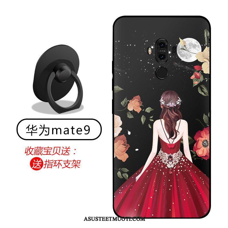 Huawei Mate 9 Kuori Kuoret Murtumaton Puhelimen Punainen Sarjakuva Trendi