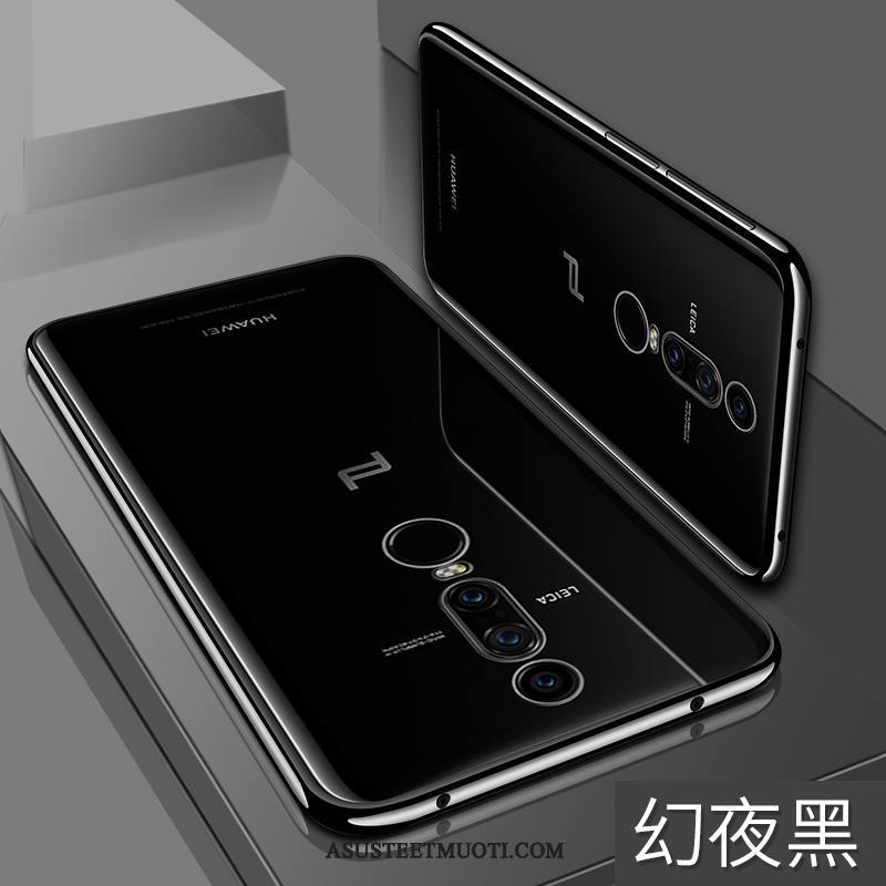 Huawei Mate Rs Kuoret Silikoni Puhelimen Läpinäkyvä Kuori Sininen