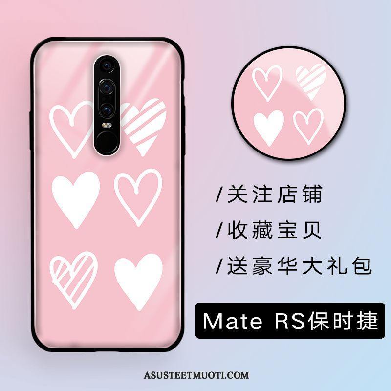 Huawei Mate Rs Kuori Kuoret Ohut Puhelimen Net Red Valkoinen