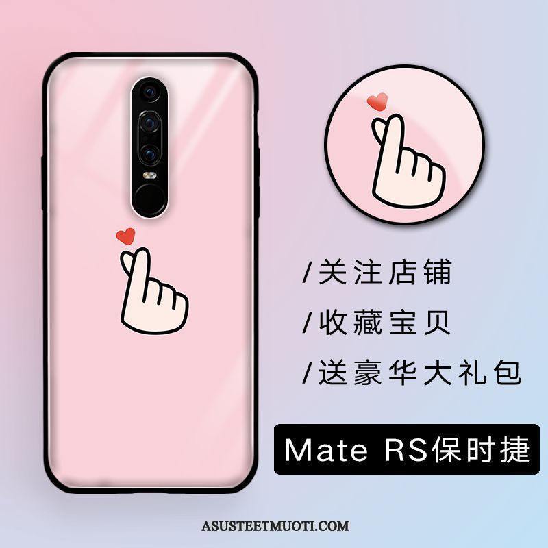 Huawei Mate Rs Kuori Kuoret Ohut Puhelimen Net Red Valkoinen