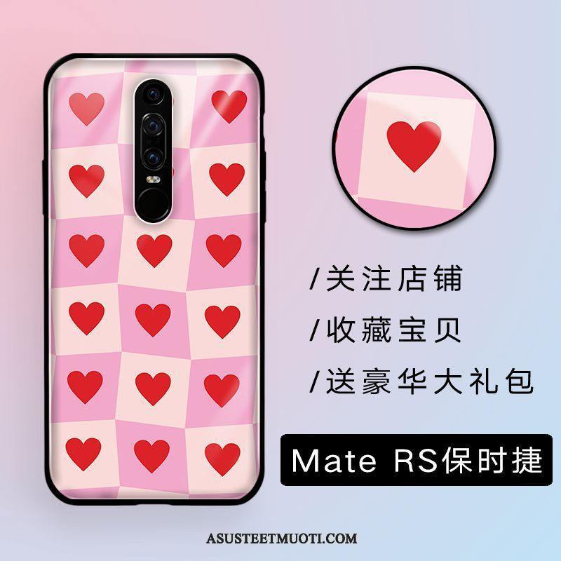 Huawei Mate Rs Kuori Kuoret Ohut Puhelimen Net Red Valkoinen