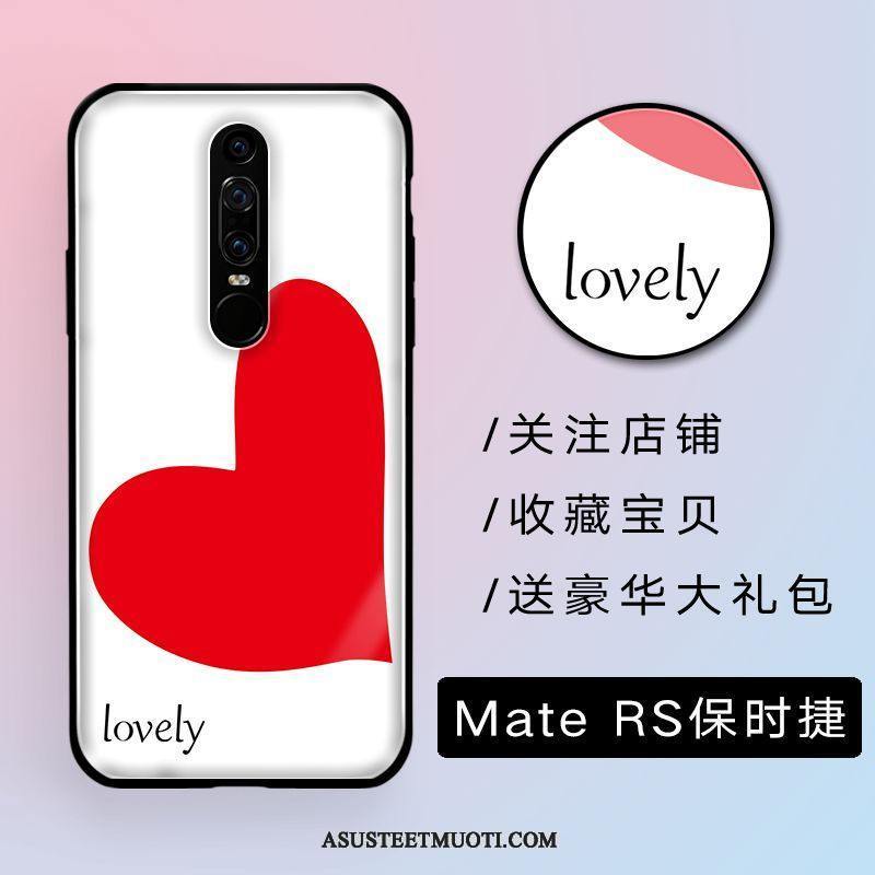 Huawei Mate Rs Kuori Kuoret Ohut Puhelimen Net Red Valkoinen