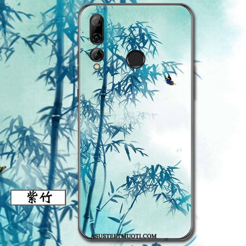 Huawei P Smart+ 2019 Kuoret Murtumaton Kotelo Kiinalainen Tyyli Pehmeä Neste Violetti
